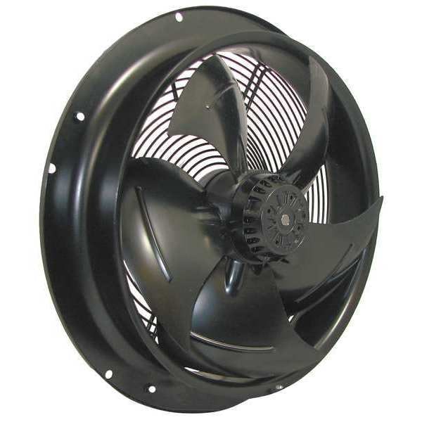 Ebm-Papst Axial Fan, Round, 115V AC, 1 Phase, Galvanized Steel - W4E315-CS22-70
