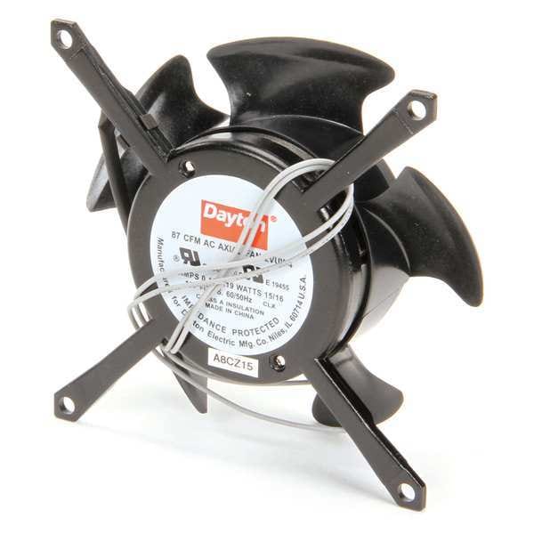 Dayton Axial Fan, Skeleton, 115V AC, 1 Phase, Aluminum, 4 7/16 in W. - 2VUW4
