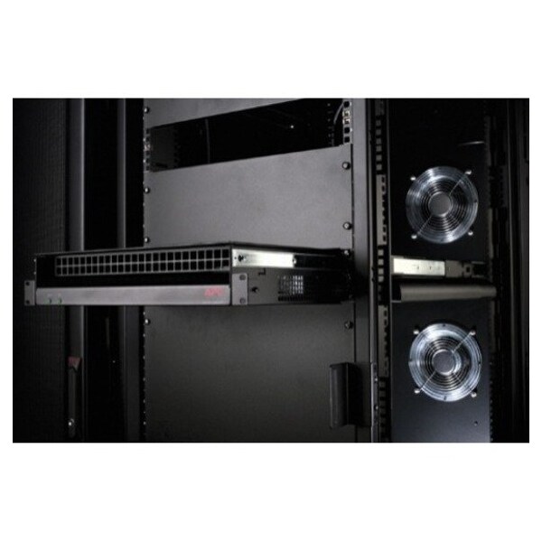 Apc Axial Fan, Rectangular, 120V AC, 1 Phase, Cast Aluminum, 17 in W. - ACF201BLK