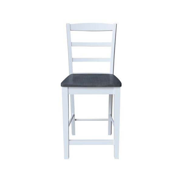 Whitewood Industries Solid Wood Madrid Counter Height Dining Stool - 24 Seat Height - S05-402
