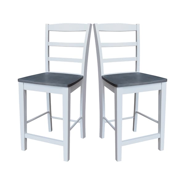 Whitewood Industries Solid Wood Madrid Counter Height Dining Stool - 24 Seat Height - S05-402