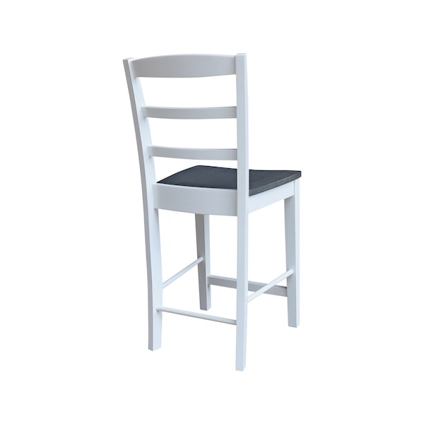 Whitewood Industries Solid Wood Madrid Counter Height Dining Stool - 24 Seat Height - S05-402