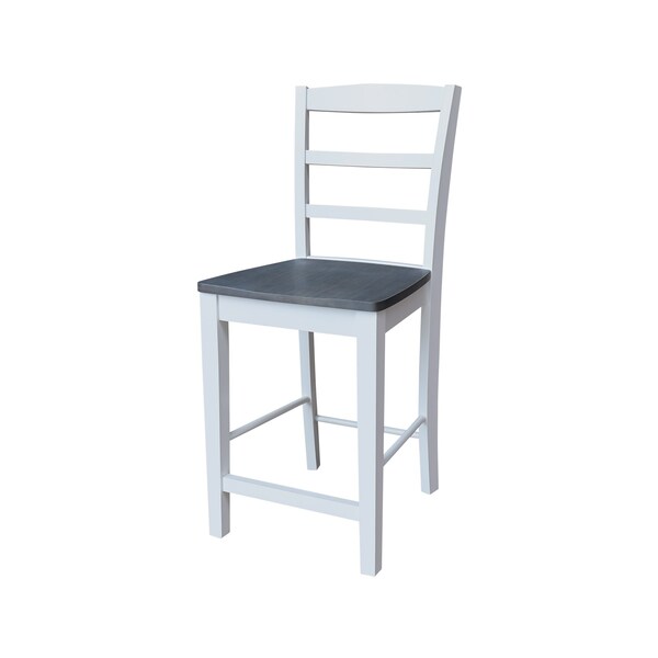Whitewood Industries Solid Wood Madrid Counter Height Dining Stool - 24 Seat Height - S05-402