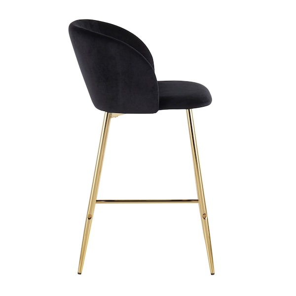 Lumisource Fran Counter Stool - Set of 2 PR - B26-FRAN AUVBK2