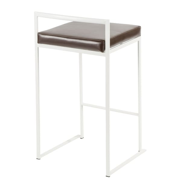 Lumisource Fuji Stacker Counter Stool - Set of 2 PR - B26-FUJI W+BN2