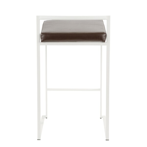 Lumisource Fuji Stacker Counter Stool - Set of 2 PR - B26-FUJI W+BN2