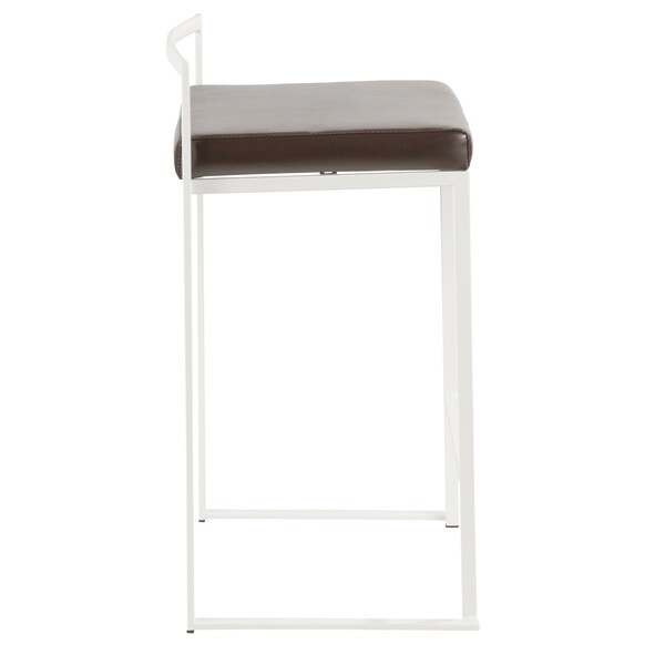 Lumisource Fuji Stacker Counter Stool - Set of 2 PR - B26-FUJI W+BN2
