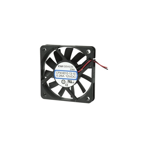 Cui Devices Axial Fan 60Mm Sq 15Mm 6 13.8V2.64W High Speed 27 - CFM-6015-13-11