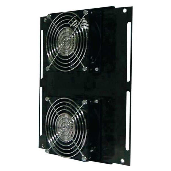 Rittal Equipment Rack Air-Distribution Fan, Square, 115V AC, 1 Phase, Aluminum, 8 5/16 in W. - 9969937