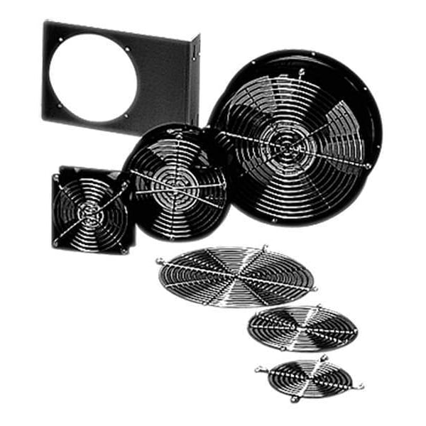 Nvent Hoffman Axial Fan, Square, 115V AC, Cast Aluminum, 4 5/8 in W. - A4AXFNPG