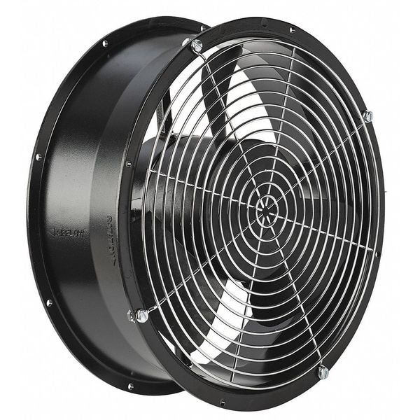 Nvent Hoffman Axial Fan, Round, 115V AC, Cast Aluminum, 10" W. - A10AXFN