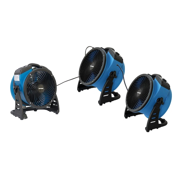 Xpower Axial Air Mover, Power Outlets, 1100 CFM, 115, 1100 cfm, 14.2 W. - P-21AR