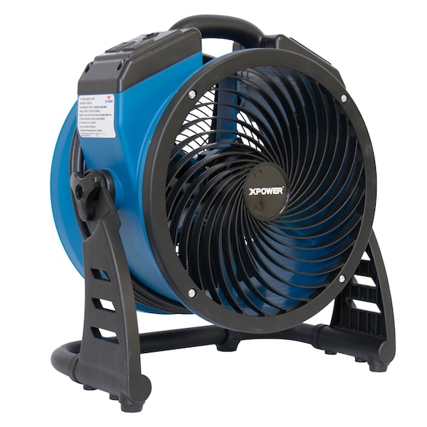 Xpower Axial Air Mover, Power Outlets, 1100 CFM, 115, 1100 cfm, 14.2 W. - P-21AR