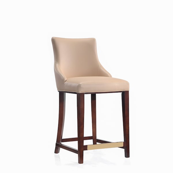 Manhattan Comfort Shubert Counter Stool in Tan - CS016-TN