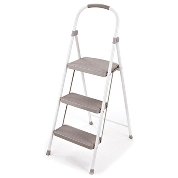 World Kitchen World Kitchen 205045 3 Steel Lightweight Step Stool; 225 lbs - 205045