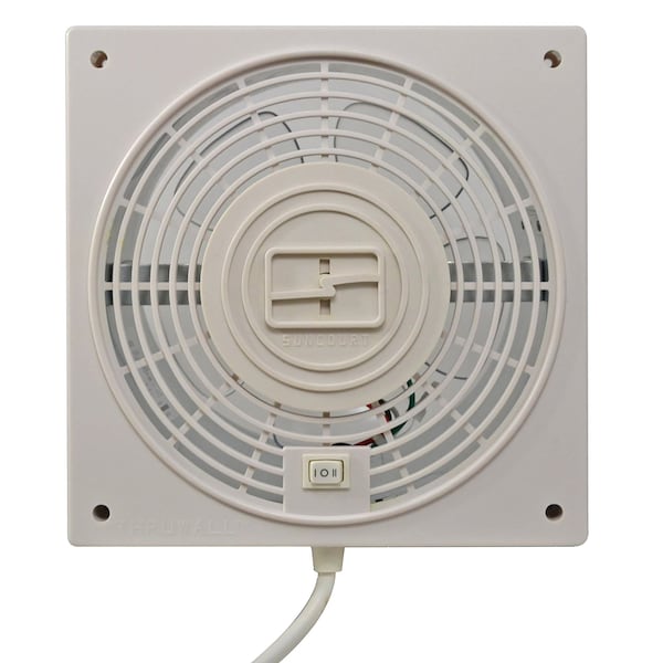 Suncourt 2-Speed Corded Room to Room Transfer Fan with Airflow Adaptor Plates - TW408