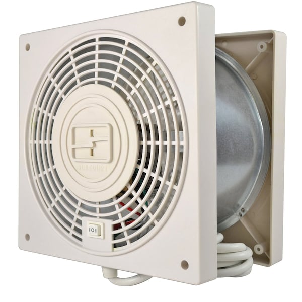 Suncourt 2-Speed Corded Room to Room Transfer Fan with Airflow Adaptor Plates - TW408