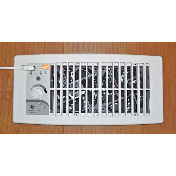 Suncourt Flush Fit Register Booster Fan - White - HC500-W