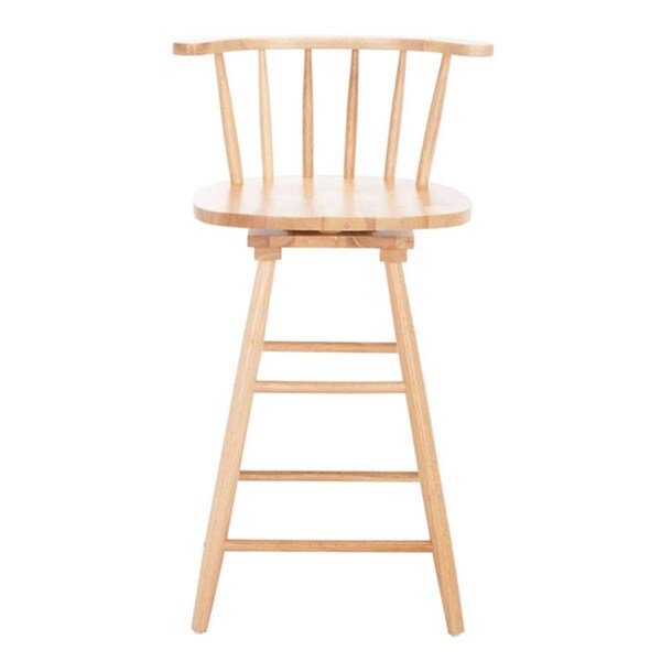 Safavieh Ray Swivel Counter Stool, Natural - BST1402D