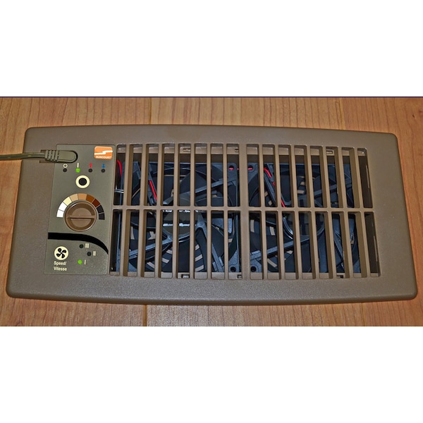 Suncourt Flush Fit Register Booster Fan - Brown - HC500-B