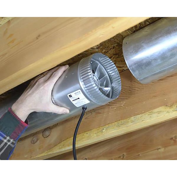Suncourt Inductor 16" 4-Pole In-Line Booster Duct Fan - DB416E