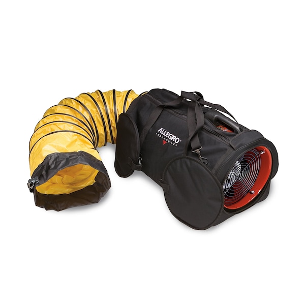 Allegro Industries DC Air Bag with 25ft Ducting, 39 lbs., 1 - 9535-12LDC
