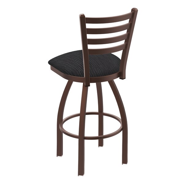 Holland Bar Stool Co 25" Swivel Counter Stool, Bronze Finish, Graph Anchor Seat - 41025BZ014