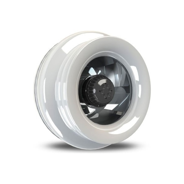 Atmosphere Vortex Powerfan 12'' Inline Duct Fan, 1010 CFM, Metal - VBC1200