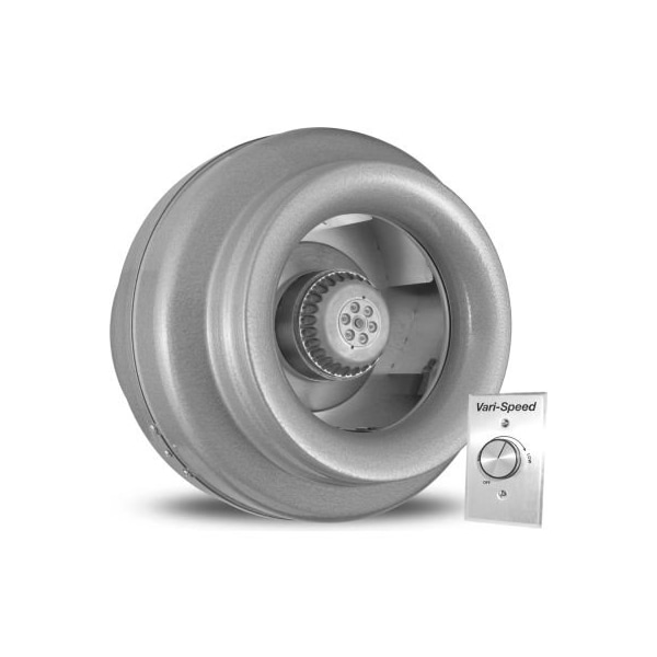 Atmosphere Vortex Powerfan 10'' In-Line Duct Fan VTX1000-A - 791 CFM with Vari-Speed Speed Control Kit - VTX1000-A