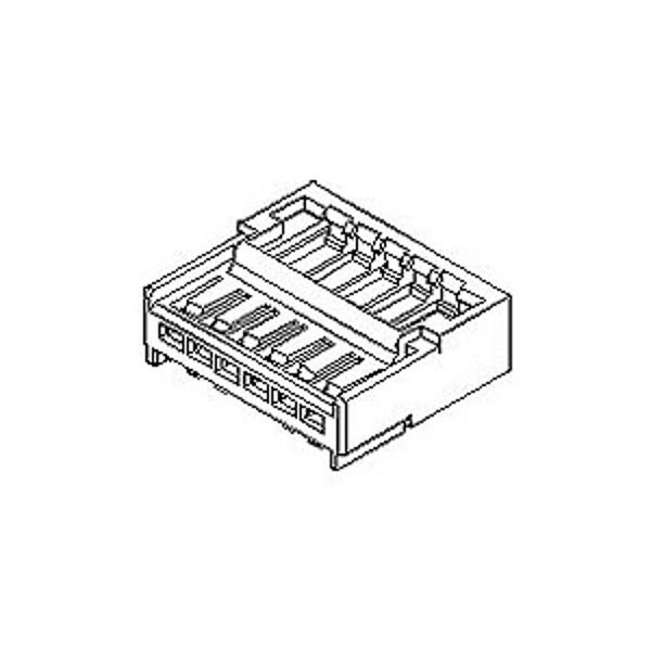 Molex Headers & Wire Housings 2.50Mm (.098) Pitch Wire-To-Wire And Wire-To-Board Receptacle Housing, With - 511110300