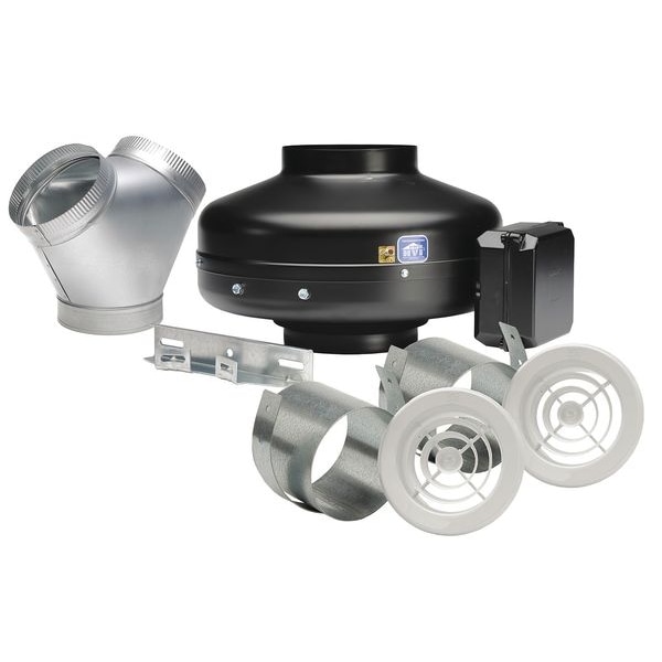 Soler & Palau Inline Centrifugal Duct Fan, 8 In. Dia. - KIT-PV200X-DV