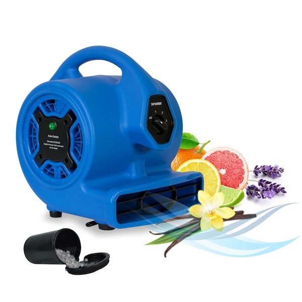 Xpower XPOWERs P-150N Freshen Aire Scented Air Mover scents & ionizes large areas in seconds and provides commercial grade cooling, ventilating, & drying. - P-150N