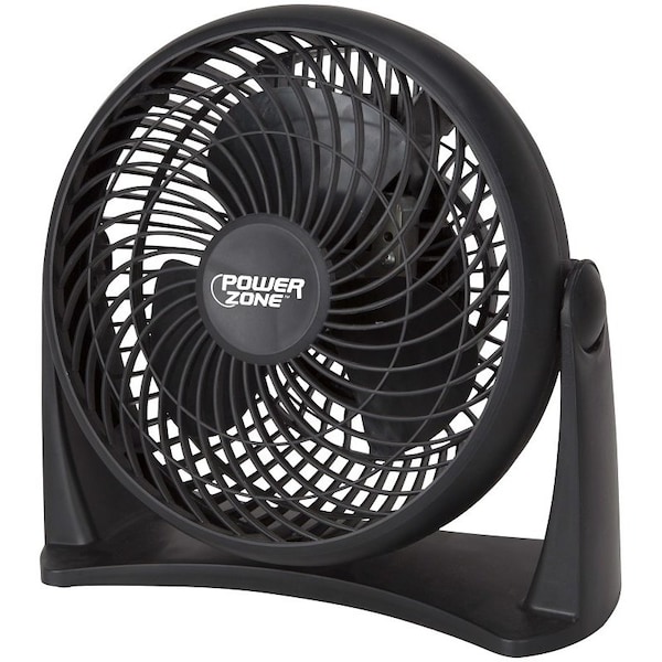 Powerzone PowerZone AC-08 Turbo Fan, 8 in Dia Blade, 120 VAC, Black - AC-08