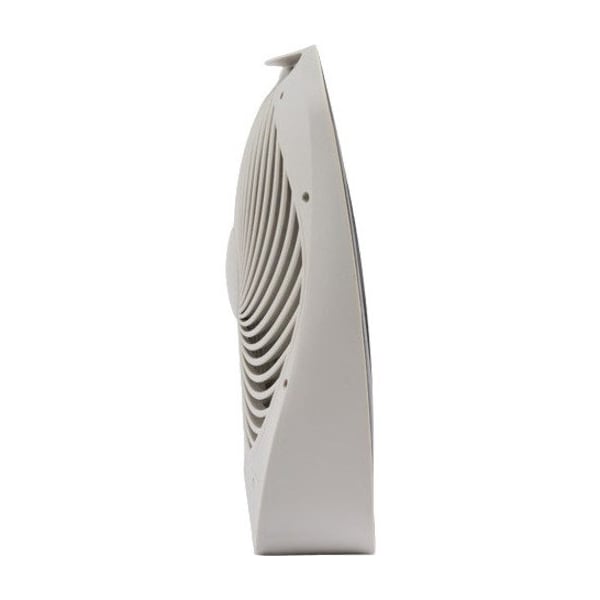 Treva/O2Cool 10" Blade Dia Table Fan, Non-Oscillating, 2 Speeds, 9VDC, White, FCC-Compliant AC Adapter - FD10802A