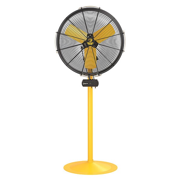 Big Ass Fans Standard-Duty Industrial Fan, Variable Speeds, Black, Controller, Mount - F-AE1-2401L10S34V56