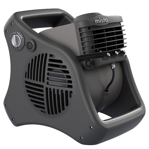 Lasko Misto Outdoor 3-Speed Rust Proof Weather Resistant Misting Fan - 7050