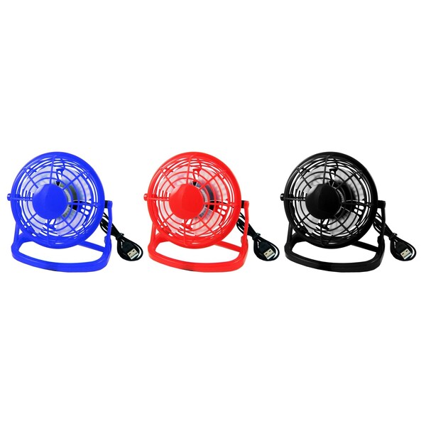 Home Plus Home Plus 4 in. H X 3.5 in. D 1 speed Mini Fan - 702256