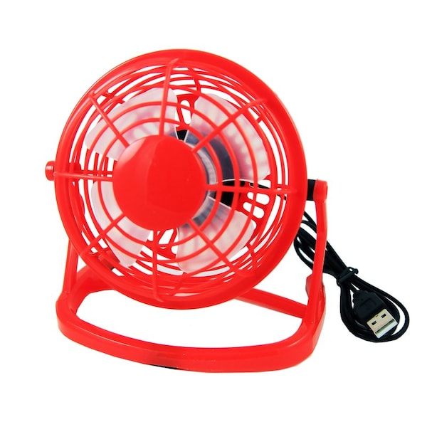 Home Plus Home Plus 4 in. H X 3.5 in. D 1 speed Mini Fan - 702256