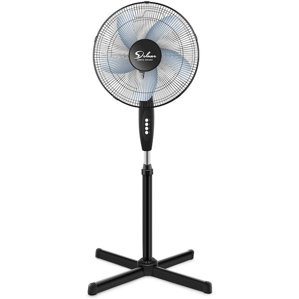 Ipower Simple Deluxe Commercial Stand Fan, 16 inch - HIFANXSTAND16