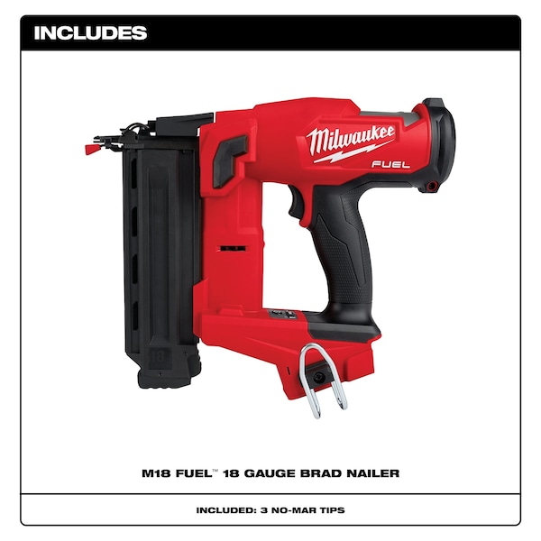 Milwaukee Tool M18 FUEL 18 Gauge Brad Nailer (Tool Only) - 2746-20
