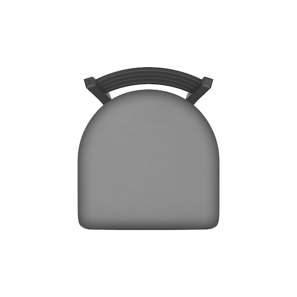 Holland Bar Stool Co 25" Swivel Counter Stool, Pewter Finish, Canter Grey Seat - 41025PW007