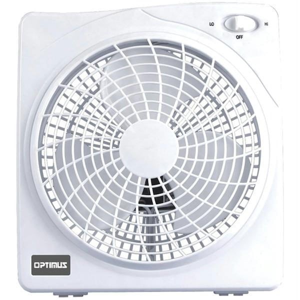 Optimus Box Fan - 10 in. - F-1022