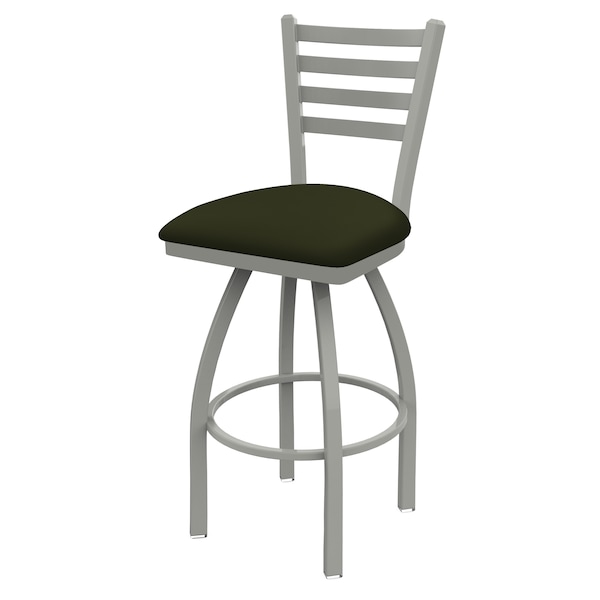 Holland Bar Stool Co 25" Swivel Counter Stool, Nickel Finish, Canter Pine Seat - 41025AN010