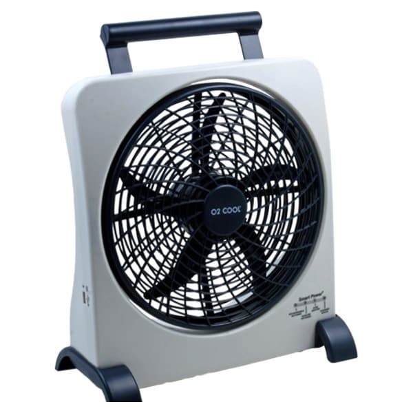 Treva/O2Cool Compact Fan, 10" dia. Blade, 2 Speed, Watts: 13 - FD10006AU