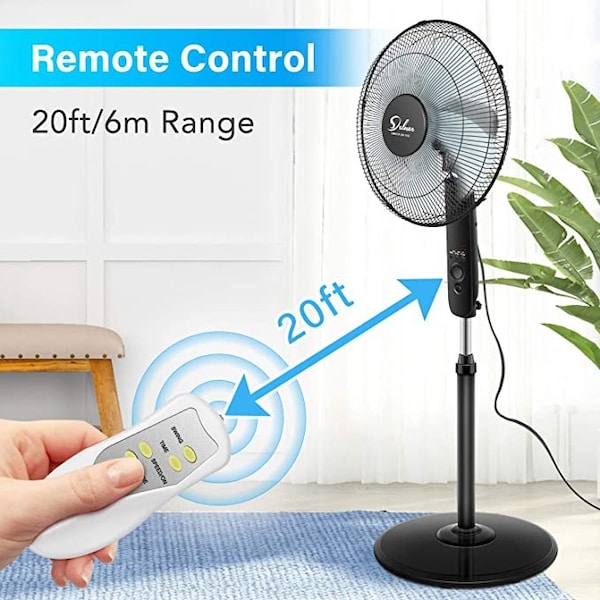 Simple Deluxe 16 in Pedestal Stand Fan - HIFANXSTAND16RCX2
