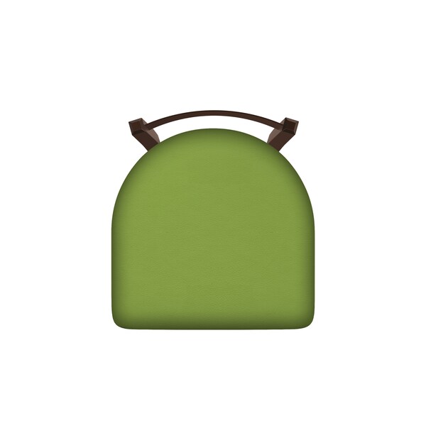 Holland Bar Stool Co 25" Low Back Swivel Counter Stool, Bronze Finish, Canter Kiwi Green Seat - 82125BZ009