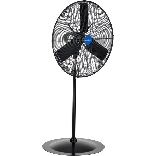 Global Industrial 24 Diameter Outdoor Rated Oscillating Pedestal Fan, 3/10HP, 7700CFM - 292448