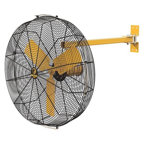 Big Ass Fans Standard-Duty Industrial Fan, Variable Speeds, Black, Controller, Mount - F-AE1-3001L12S34