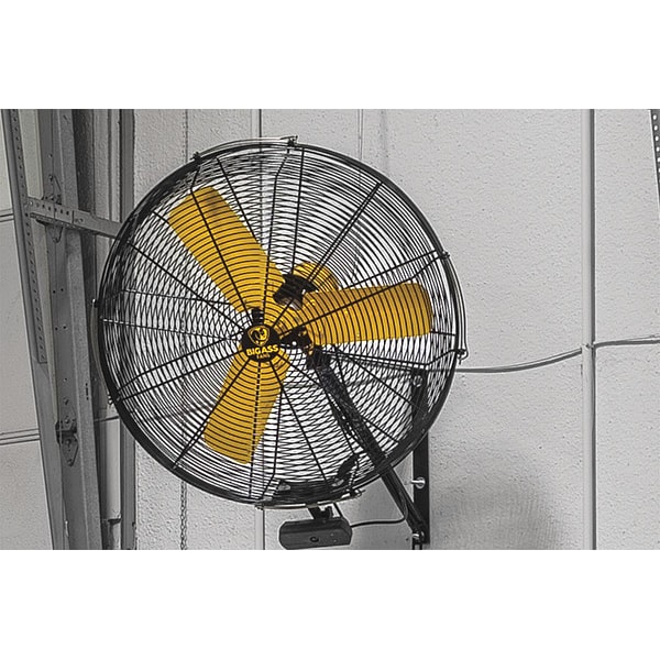 Big Ass Fans Standard-Duty Industrial Fan, Variable Speeds, Black, Controller, Mount - F-AE1-3001L13S34V56