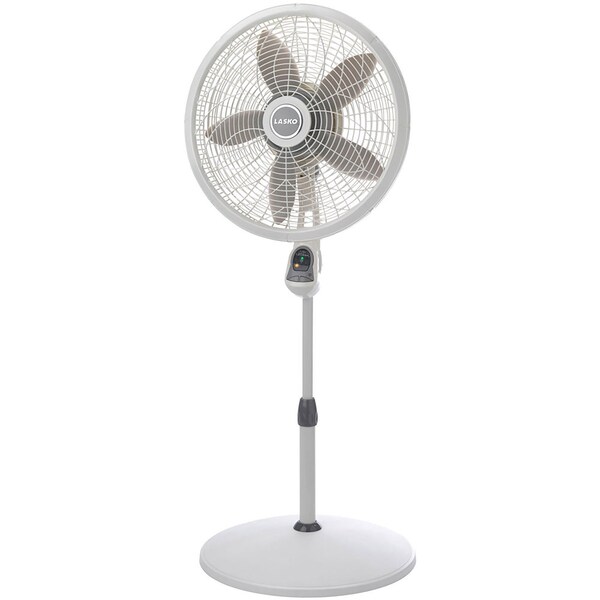 Almo 18-in. Oscillating Pedestal Fan with Remote Control, 3-Speeds, and Adjustable Tilt Head - 1850